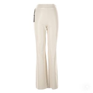 Aritzia Ten by Babaton Vegan Leather Boot Cut Pants in shade Birch